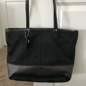 Black Coach Tote